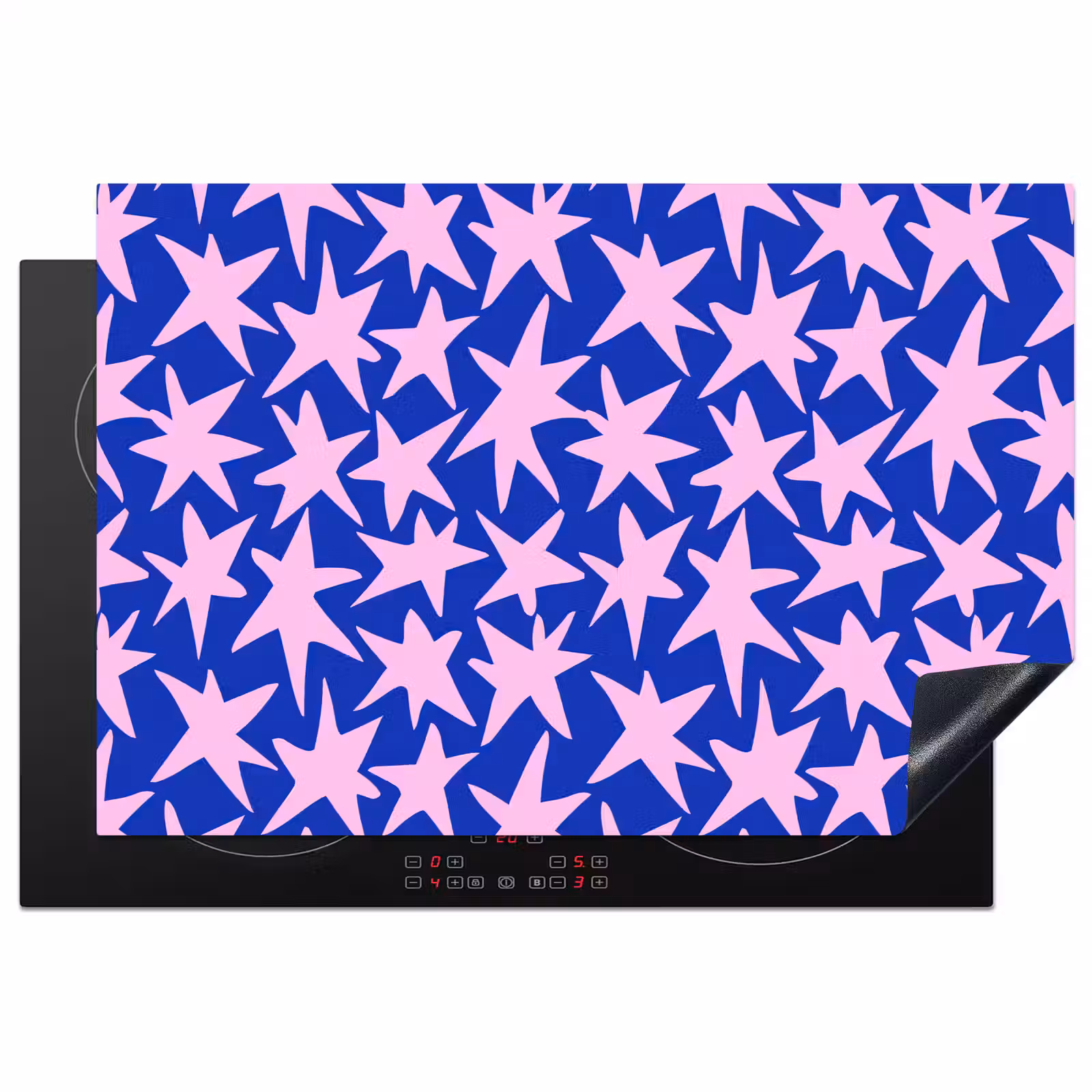 Inductie beschermer - Modern - Sterren - Blauw — 1