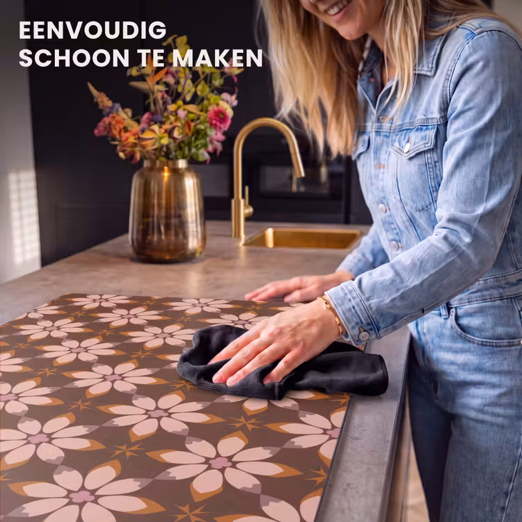 Inductie beschermer - Klassiek - Retro - Bruin — 6