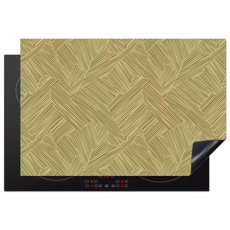 Inductie beschermer - Abstract - Modern - Groen — 1