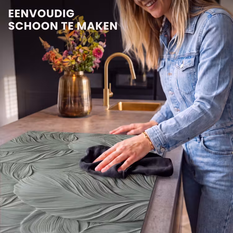 Inductie beschermer - Bladeren - Textuur - Groen — 6