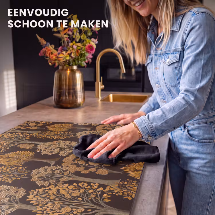 Inductie beschermer - Bomen - Patroon - Bruin — 6
