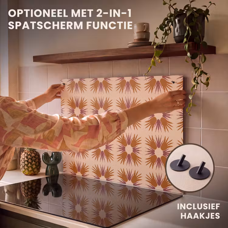 Inductie beschermer - Ornament - Patroon - Oker — 10