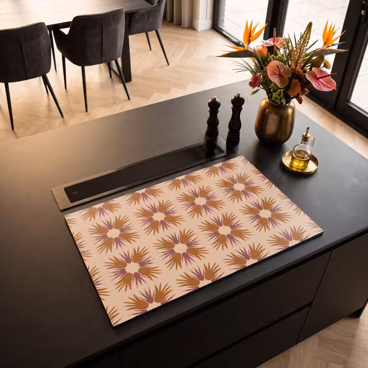 Inductie beschermer - Ornament - Patroon - Oker — 5