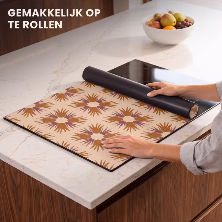 Inductie beschermer - Ornament - Patroon - Oker — 7