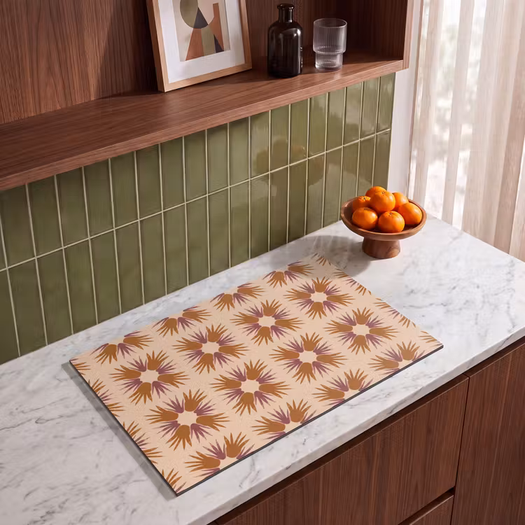 Inductie beschermer - Ornament - Patroon - Oker — 8
