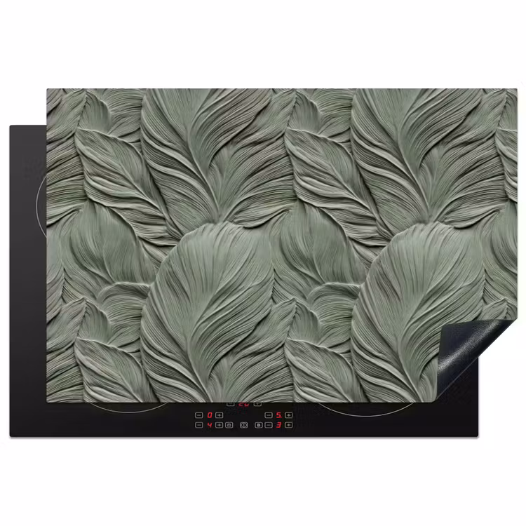Inductie beschermer - Bladeren - Textuur - Groen — 1