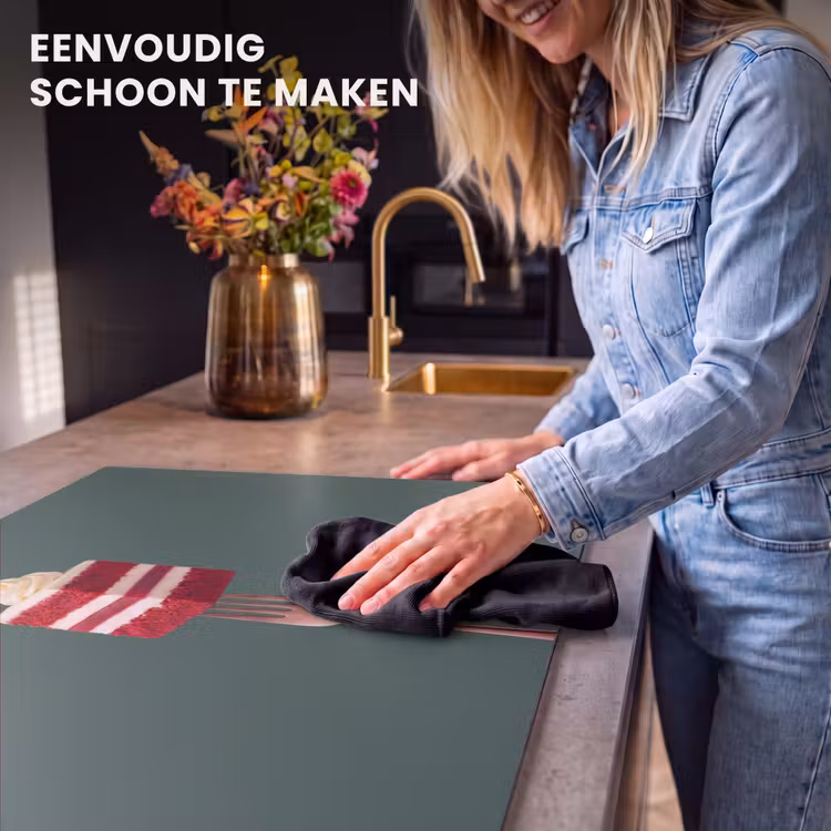 Inductie beschermer - Cake - Vork - Rood — 6