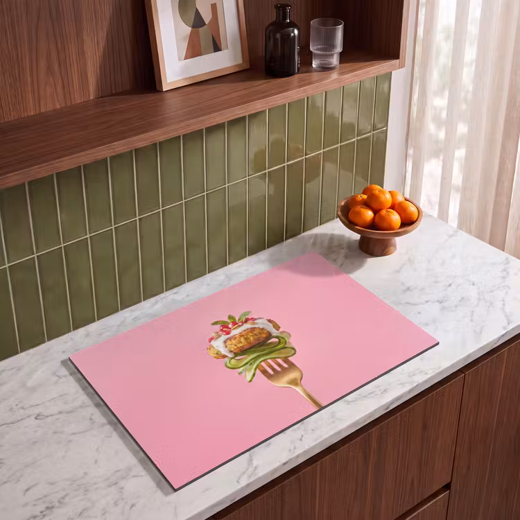 Inductie beschermer - Eten - Vork - Roze — 8