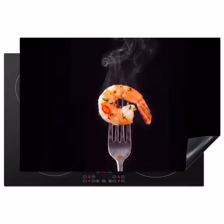 Inductie beschermer - Eten - Garnaal - Vork — 1