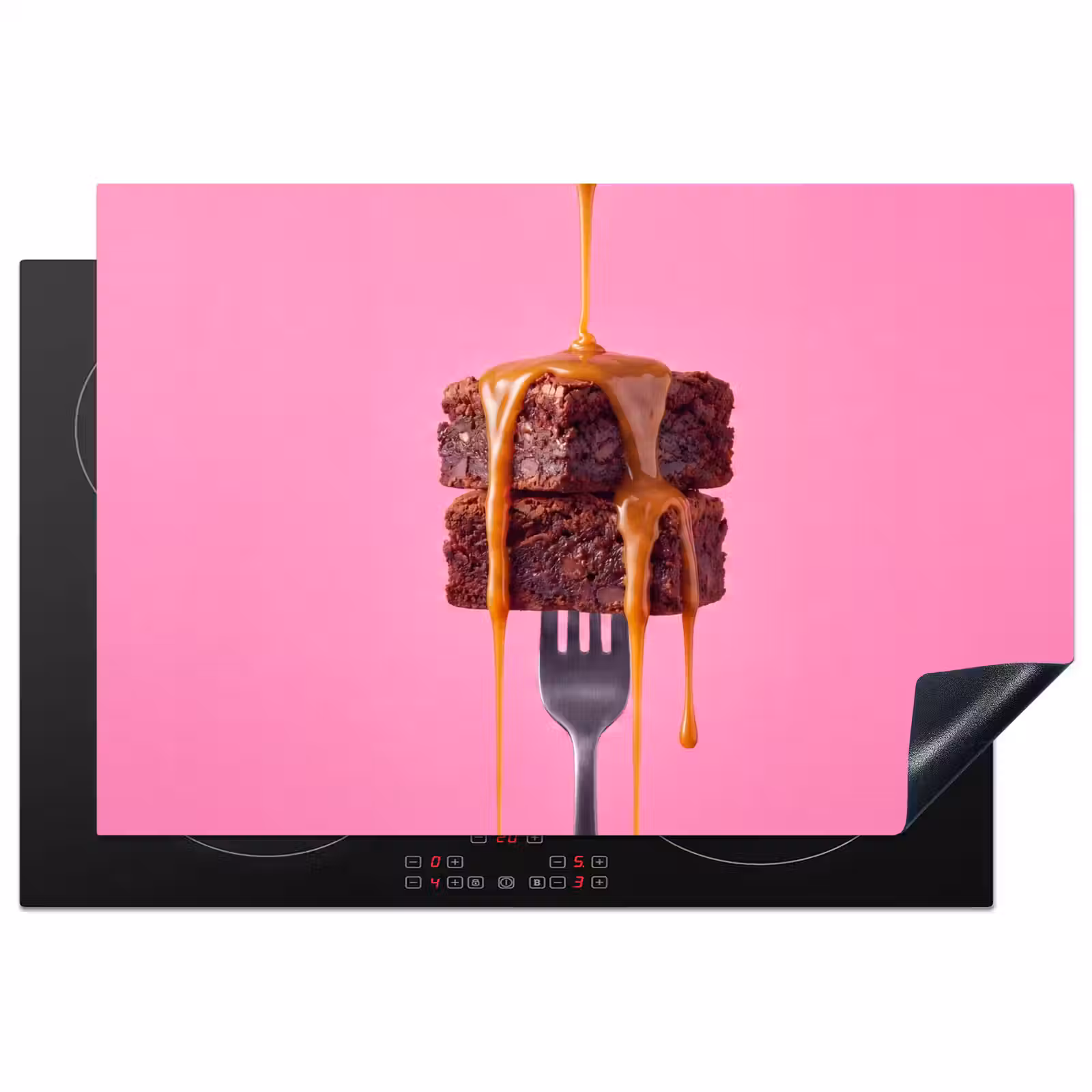 Inductie beschermer - Brownie - Karamel - Eten — 1