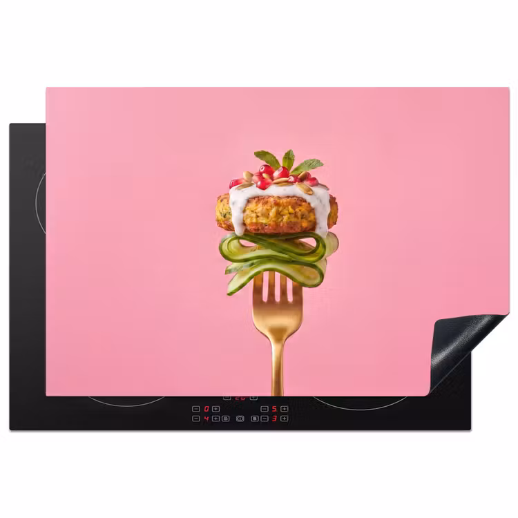Inductie beschermer - Eten - Vork - Roze — 1