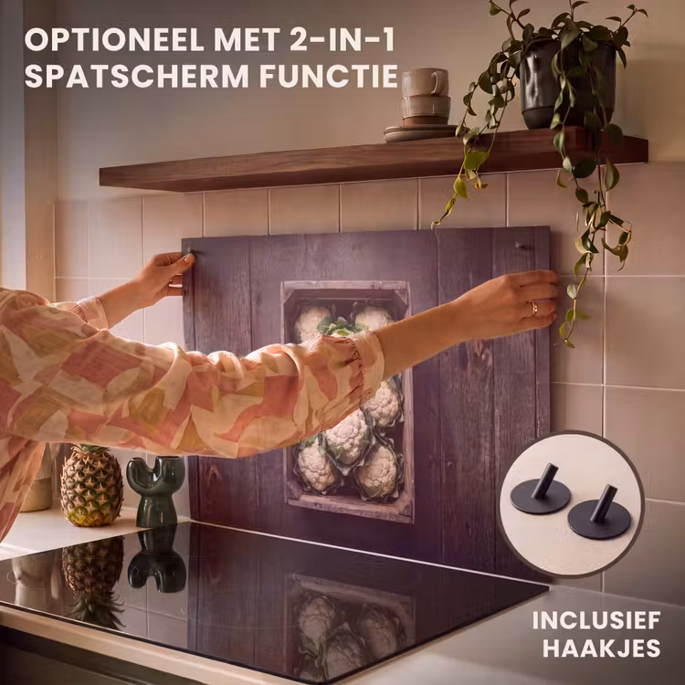 Inductie beschermer - Bloemkool - Houten kist — 10