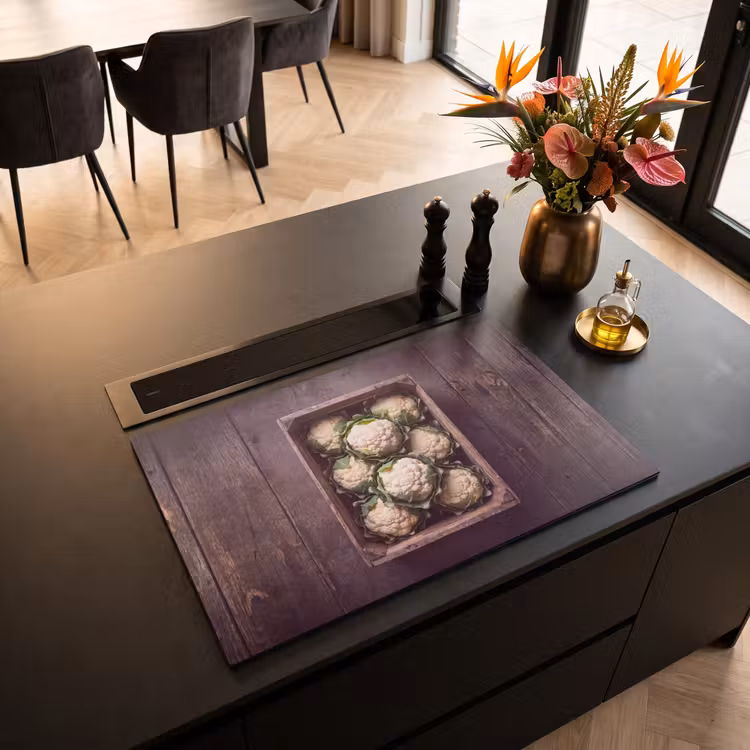 Inductie beschermer - Bloemkool - Houten kist — 5