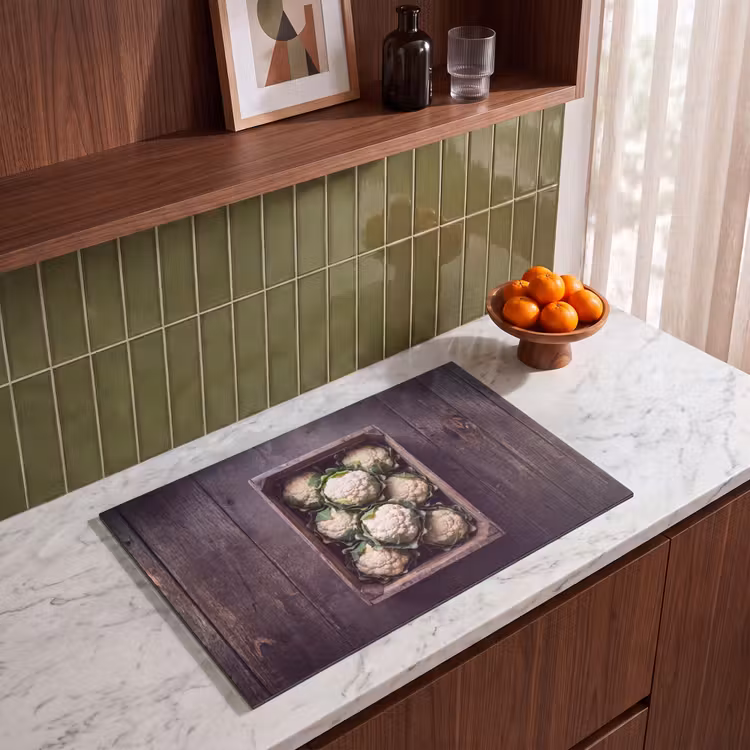Inductie beschermer - Bloemkool - Houten kist — 8