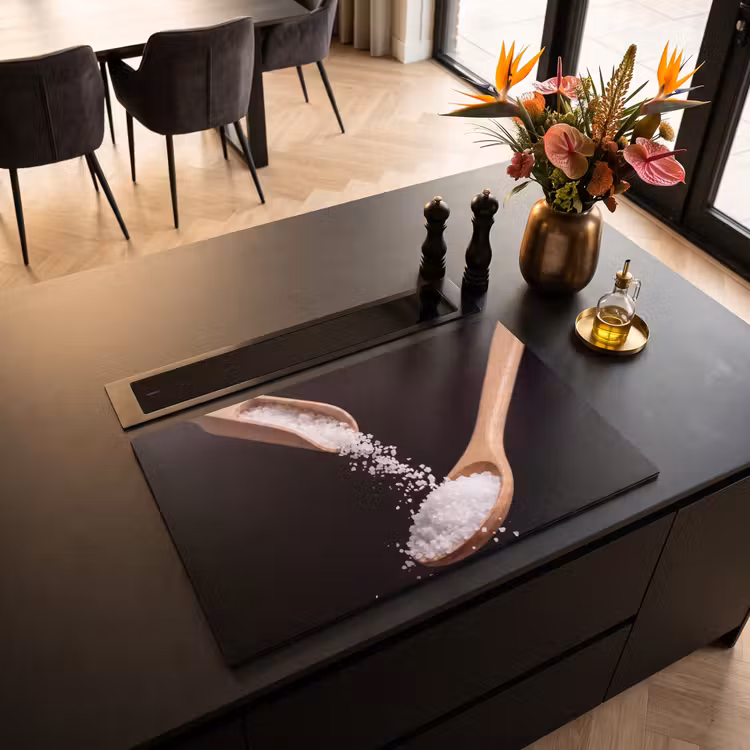 Inductie beschermer - Eten - Zout - Hout — 5