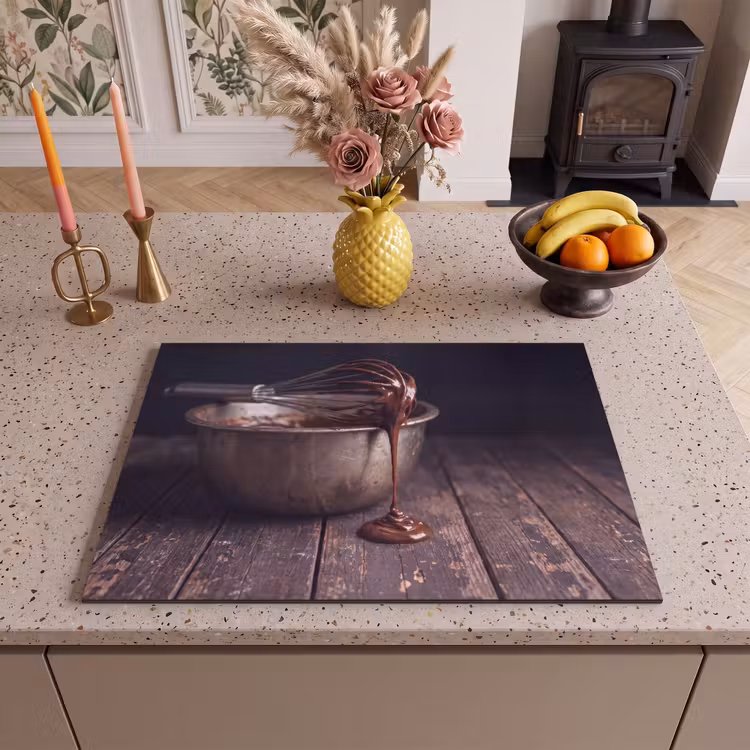 Inductie beschermer - Chocolade - Beslag - Eten — 2