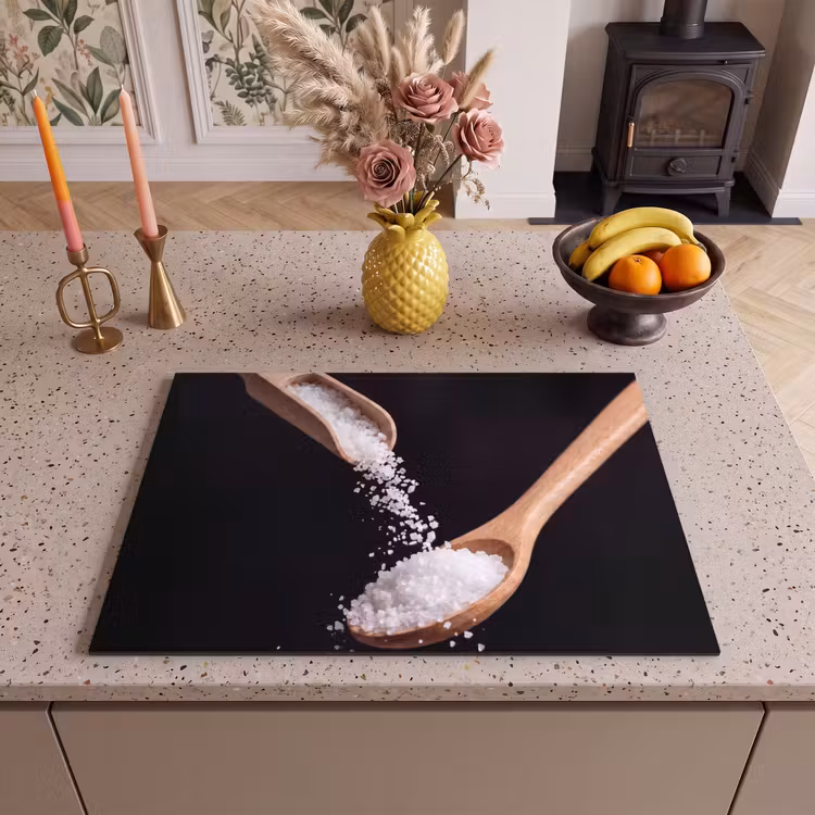 Inductie beschermer - Eten - Zout - Hout — 2