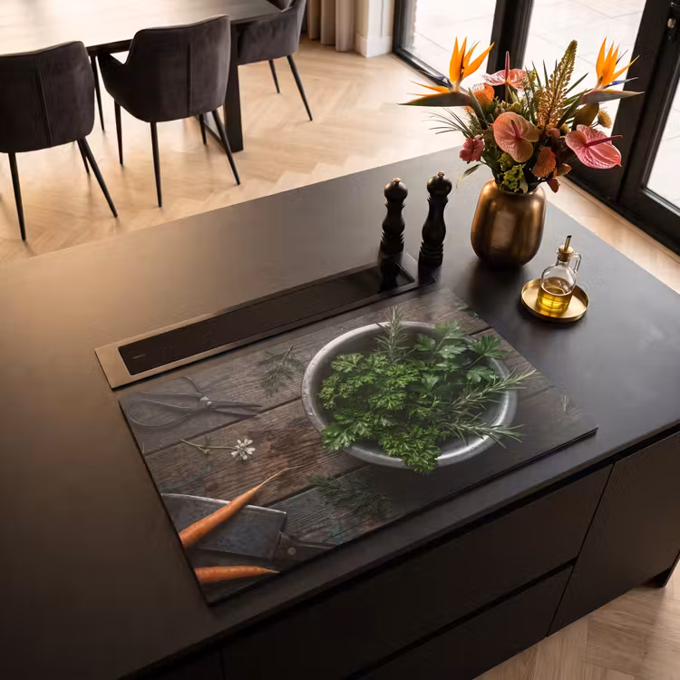 Inductie beschermer - Groenten - Hout - Eten — 5