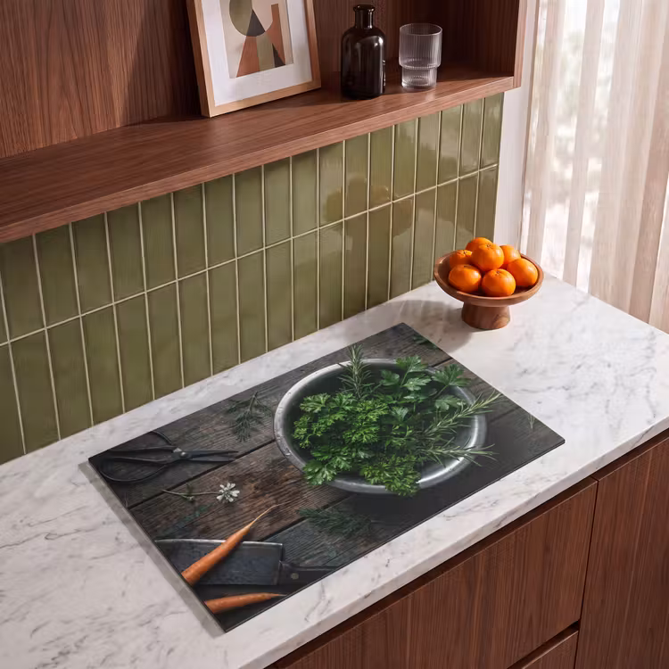 Inductie beschermer - Groenten - Hout - Eten — 8