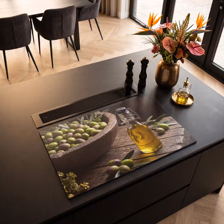 Inductie beschermer - Olijven - Eten - Rustiek — 5