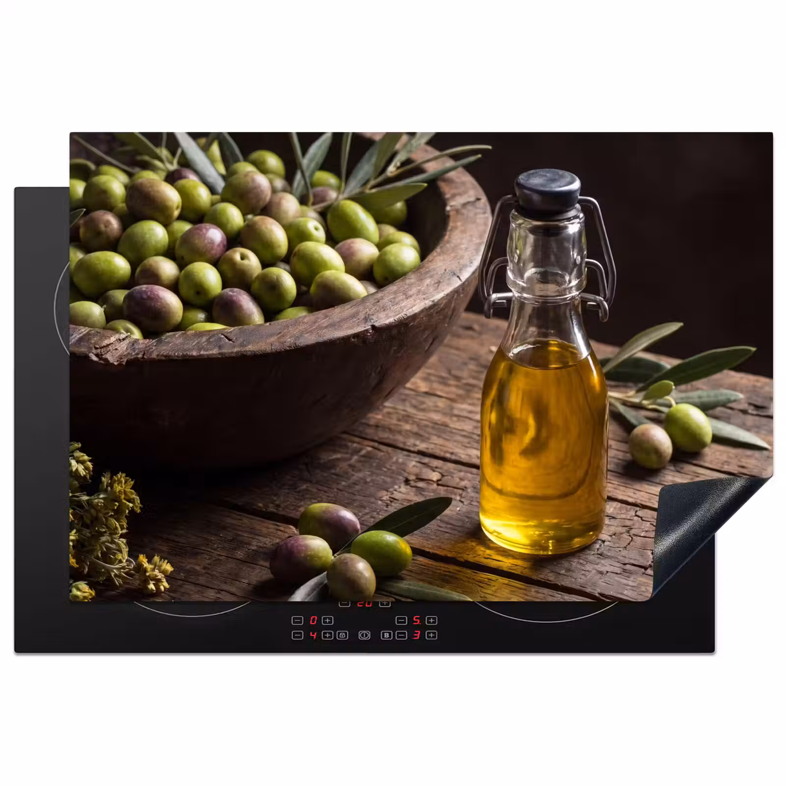 Inductie beschermer - Olijven - Eten - Rustiek — 1