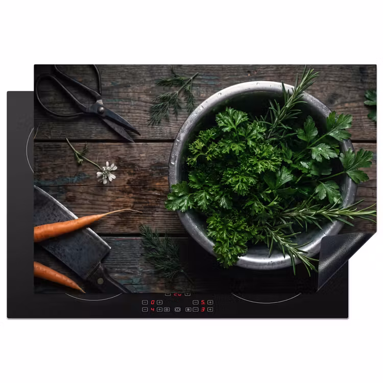 Inductie beschermer - Groenten - Hout - Eten — 1