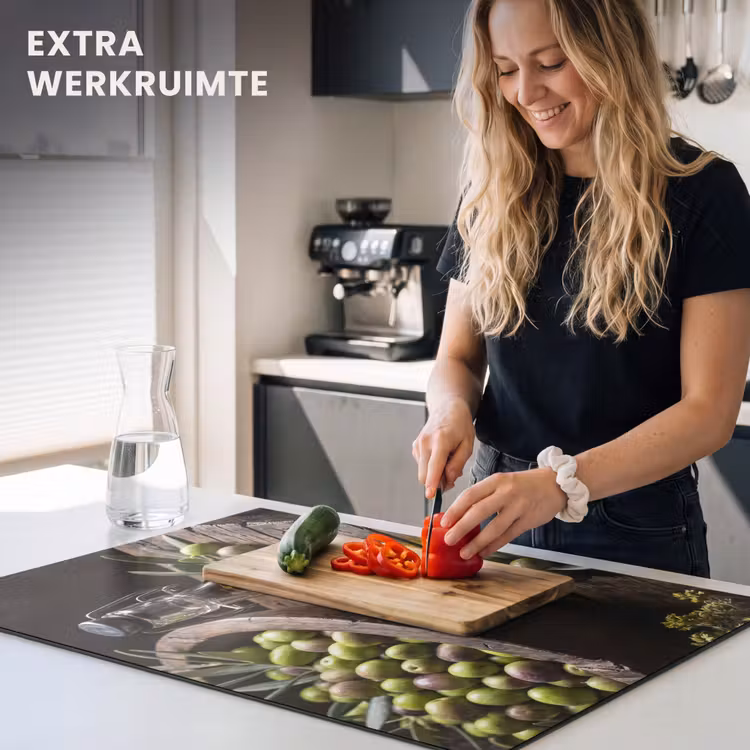 Inductie beschermer - Olijven - Eten - Rustiek — 4