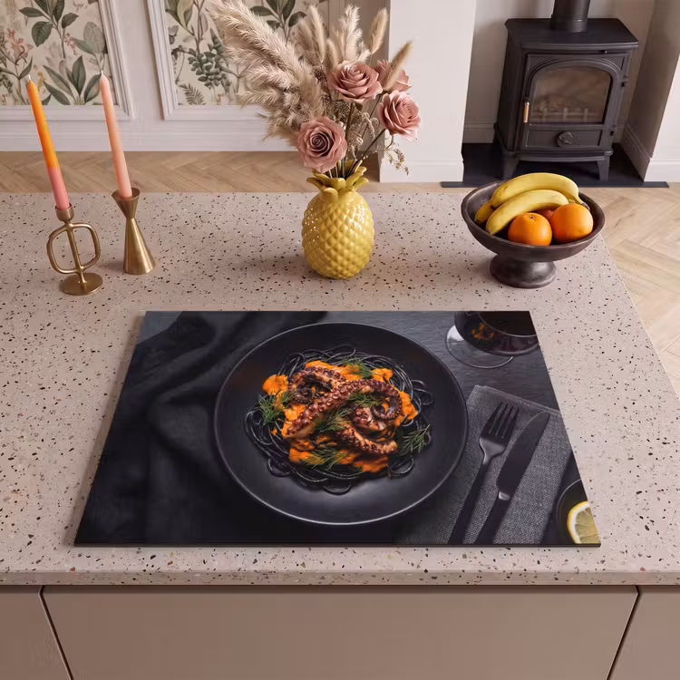Inductie beschermer - Eten - Octopus - Modern — 2