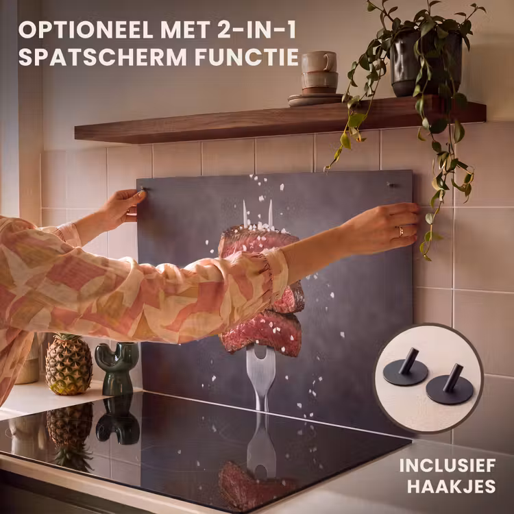 Inductie beschermer - Eten - Vlees - Zout — 10