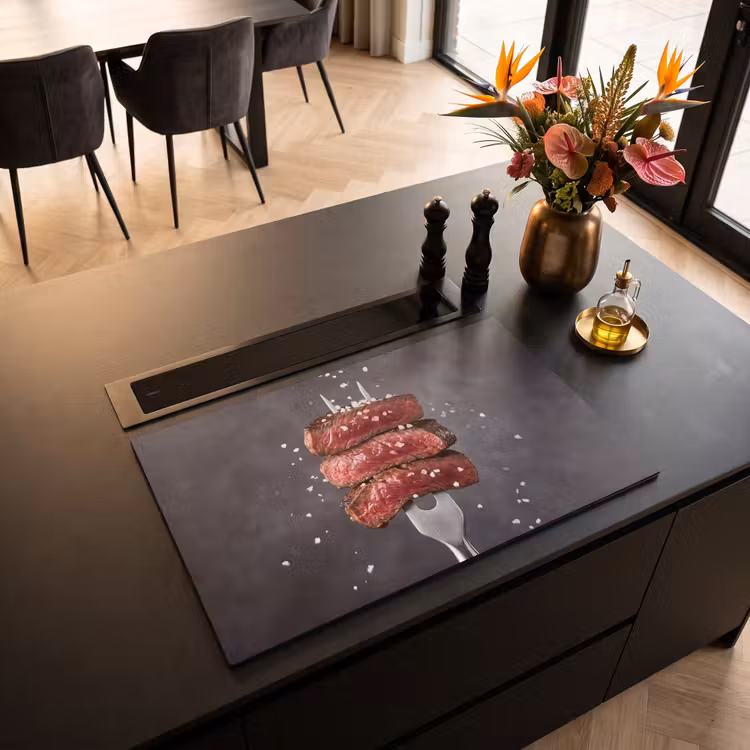 Inductie beschermer - Eten - Vlees - Zout — 5