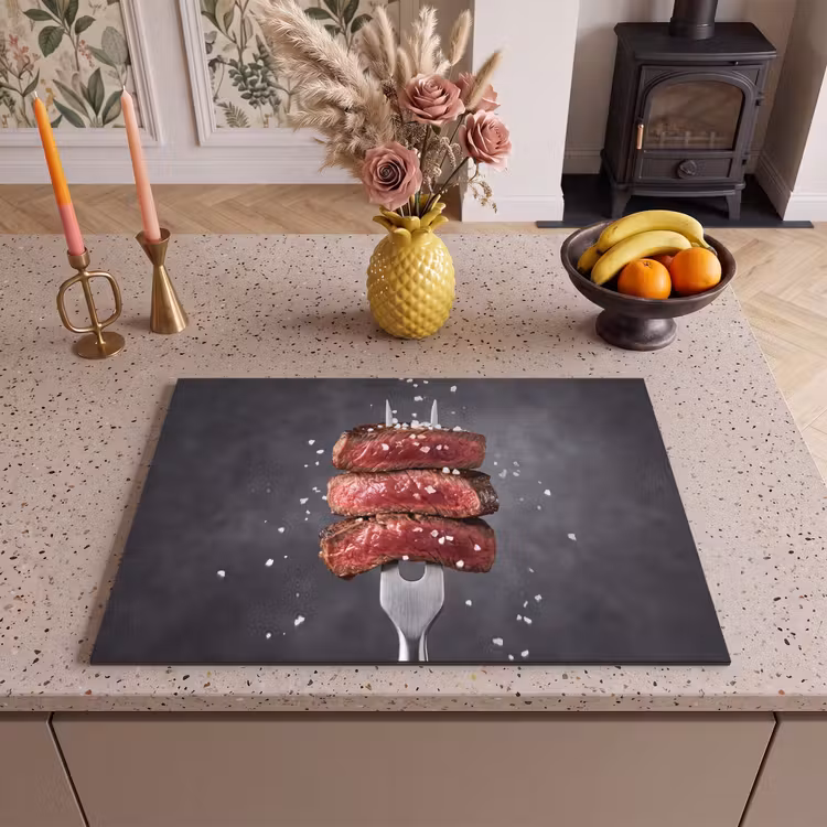 Inductie beschermer - Eten - Vlees - Zout — 2