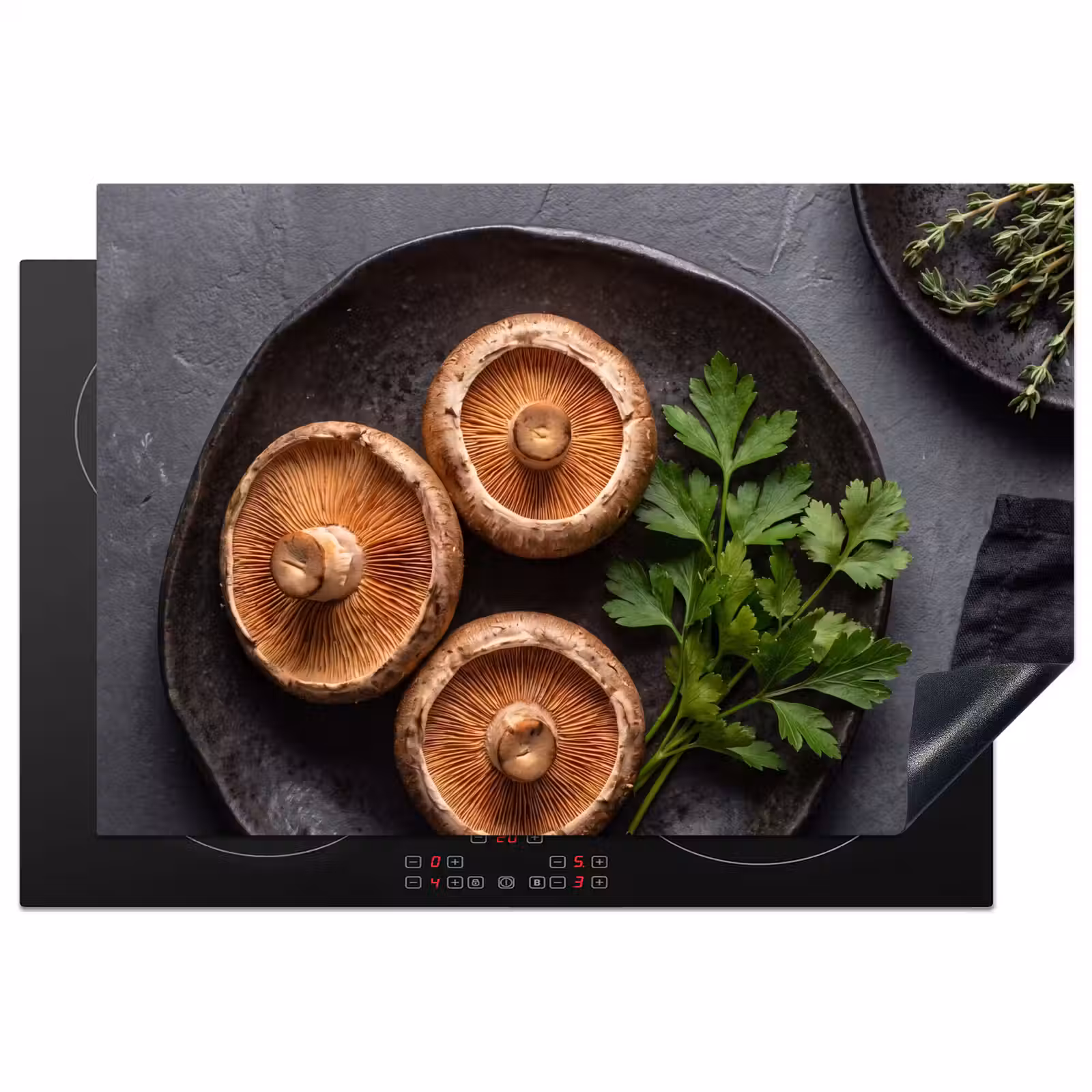 Inductie beschermer - Paddestoelen - Kruiden - Eten — 1
