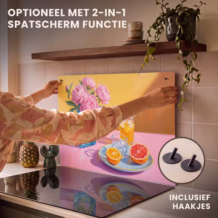 Inductie beschermer - Bloemen - Roze - Modern — 10