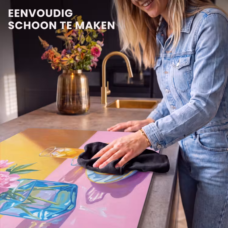 Inductie beschermer - Bloemen - Roze - Modern — 6