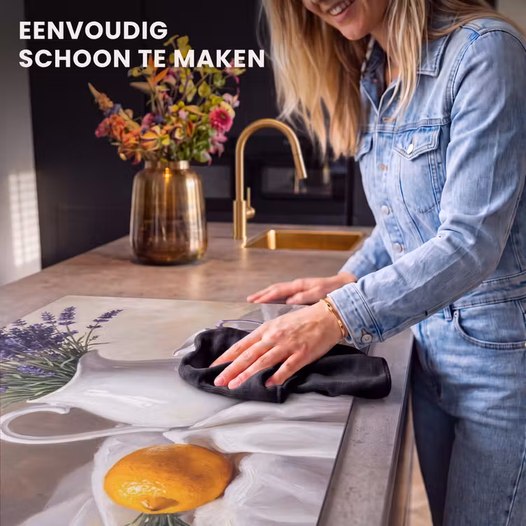 Inductie beschermer - Bloemen - Stilleven - Paars — 6