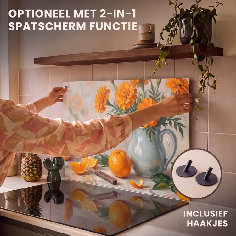 Inductie beschermer - Eten - Oranje - Kunst — 10