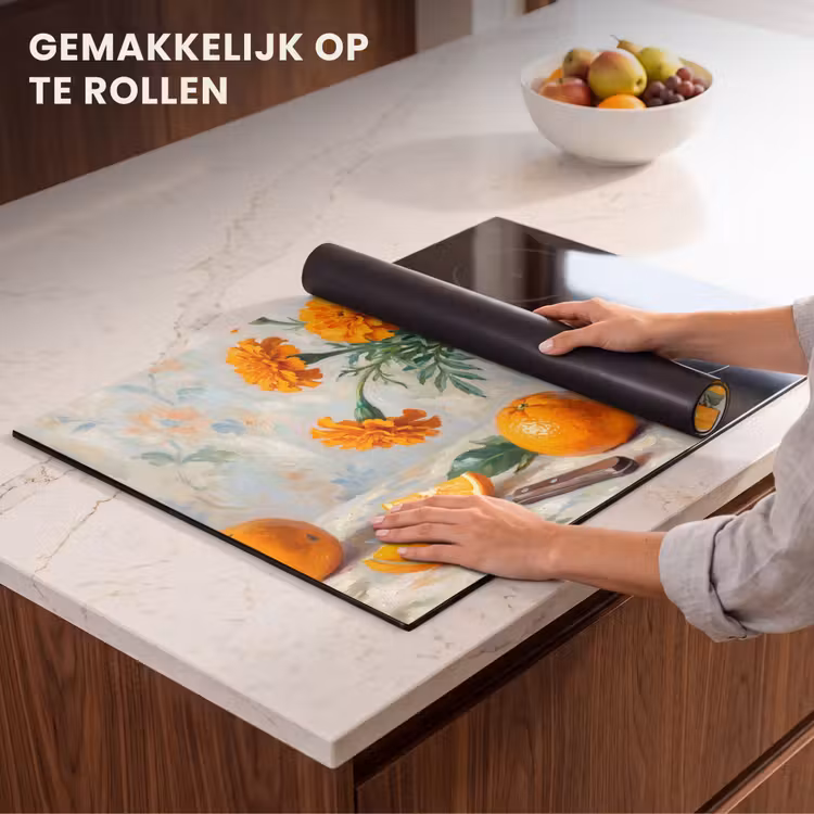 Inductie beschermer - Eten - Oranje - Kunst — 7