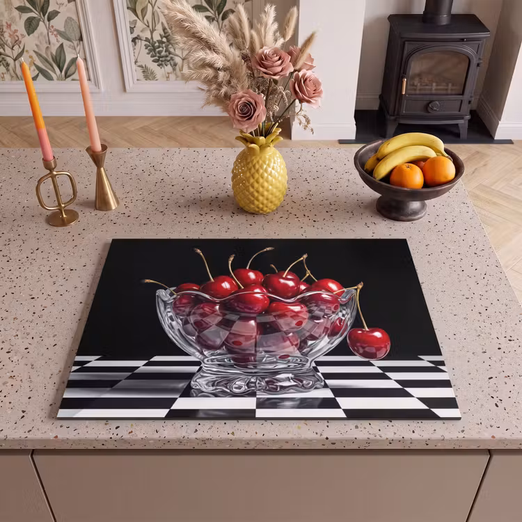 Inductie beschermer - Eten - Kersen - Rood — 2