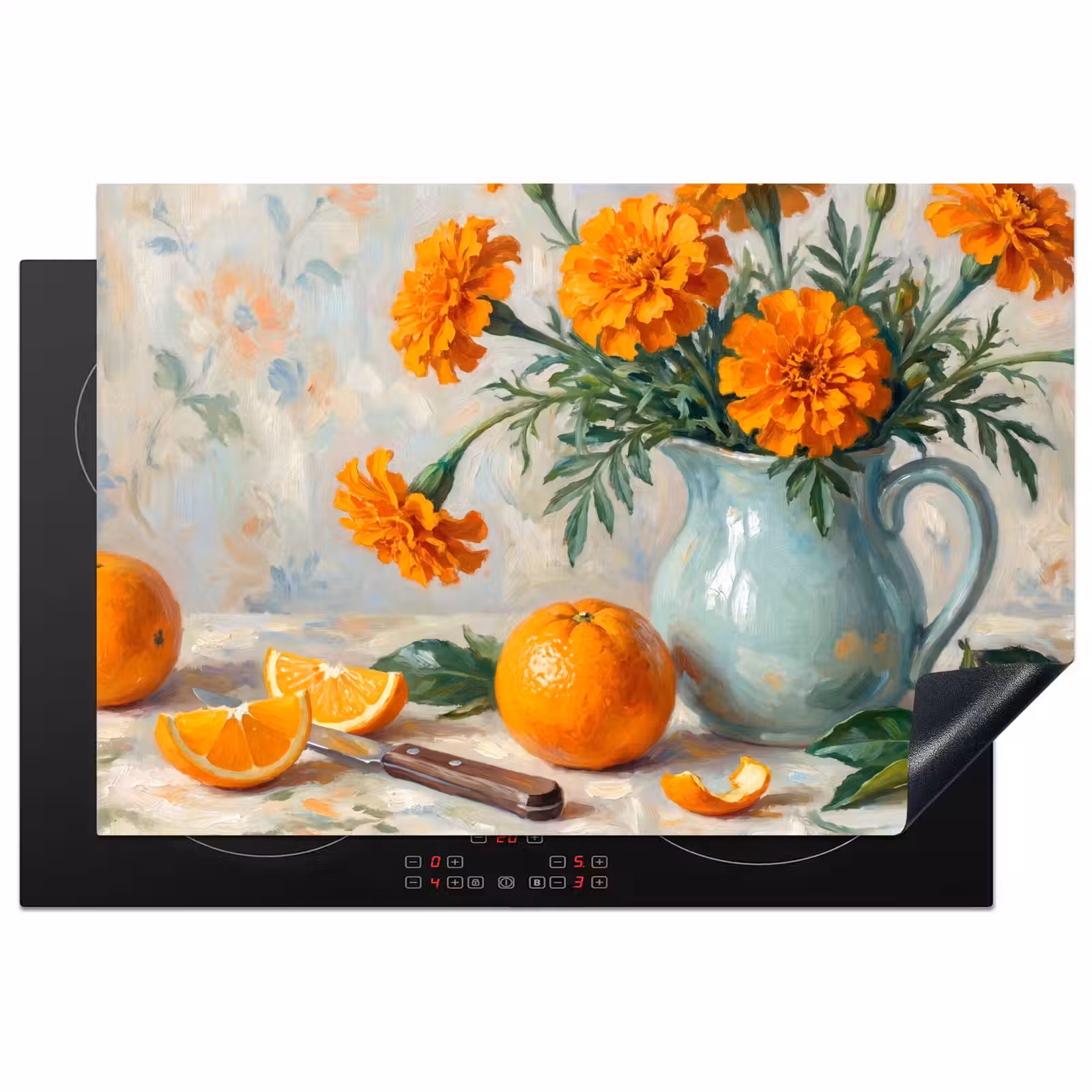 Inductie beschermer - Eten - Oranje - Kunst — 1
