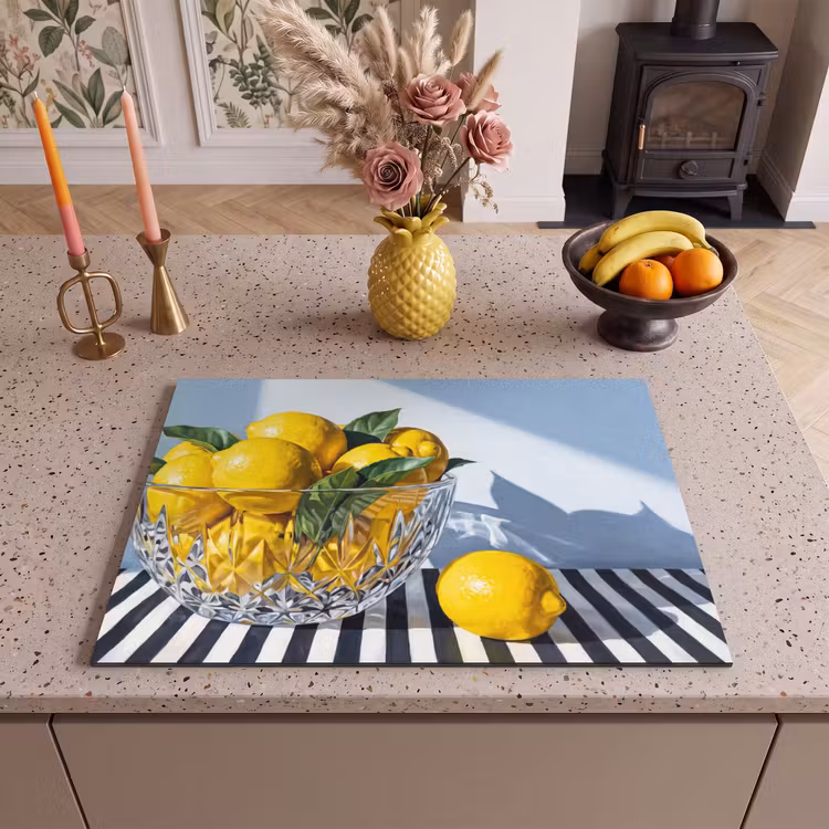 Inductie beschermer - Citroenen - Fruit - Geel — 2