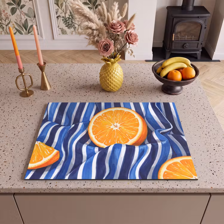 Inductie beschermer - Eten - Fruit - Oranje — 2
