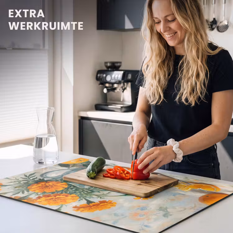 Inductie beschermer - Eten - Oranje - Kunst — 4
