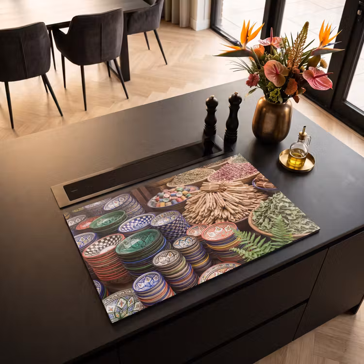 Inductie beschermer - Aardewerk - Oosters - Kleurrijk — 5