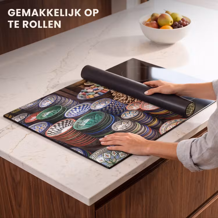Inductie beschermer - Aardewerk - Oosters - Kleurrijk — 7