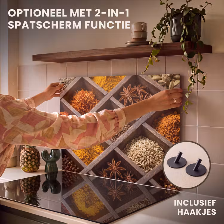 Inductie beschermer - Kruiden - Houten - Eten — 10
