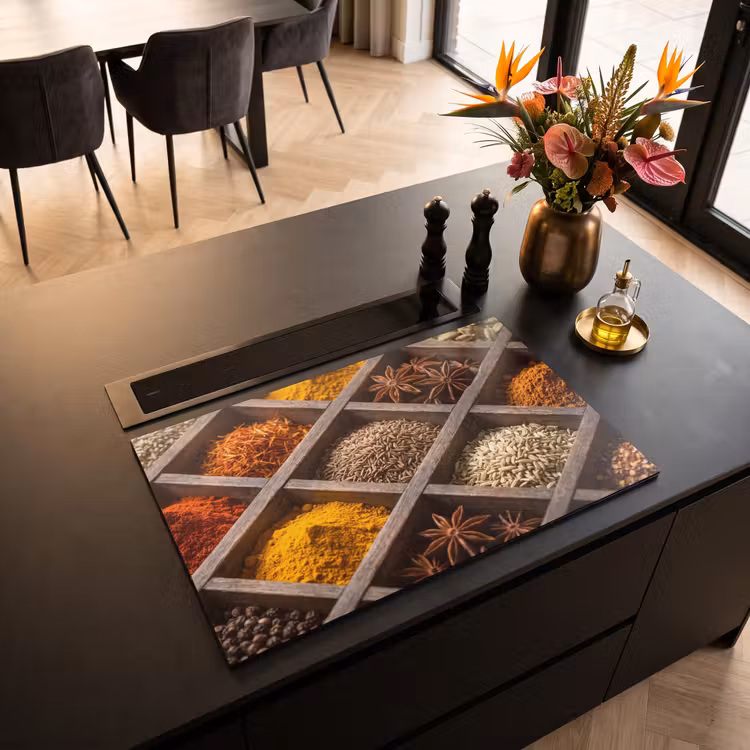 Inductie beschermer - Kruiden - Houten - Eten — 5