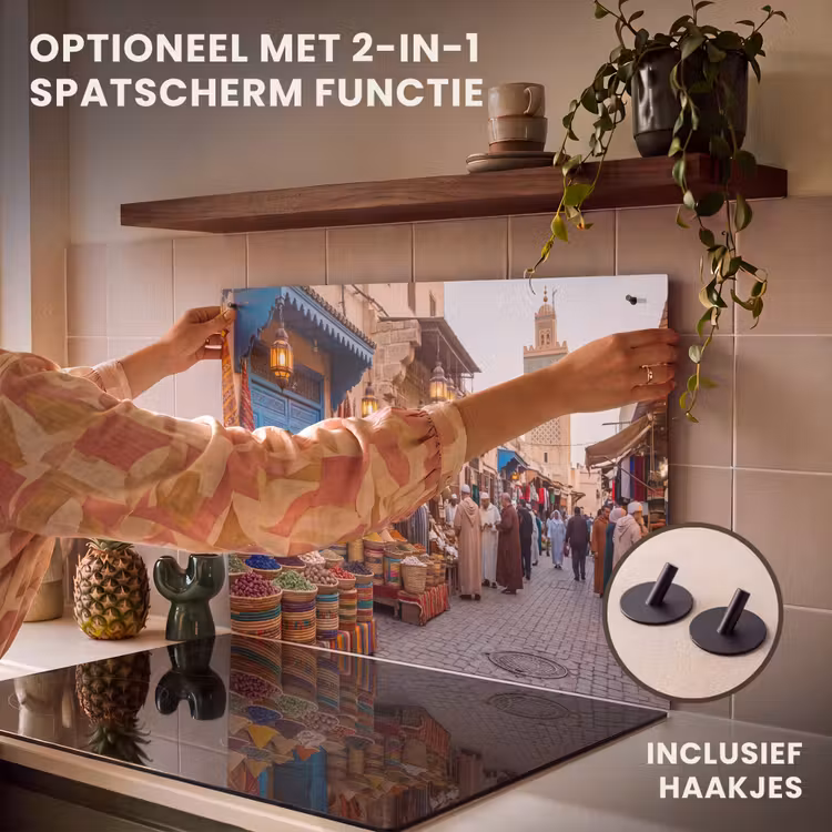Inductie beschermer - Markt - Oosters - Kleurrijk — 10