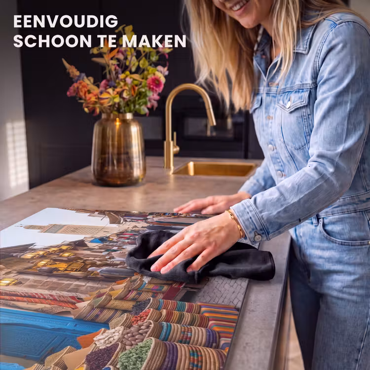 Inductie beschermer - Markt - Oosters - Kleurrijk — 6