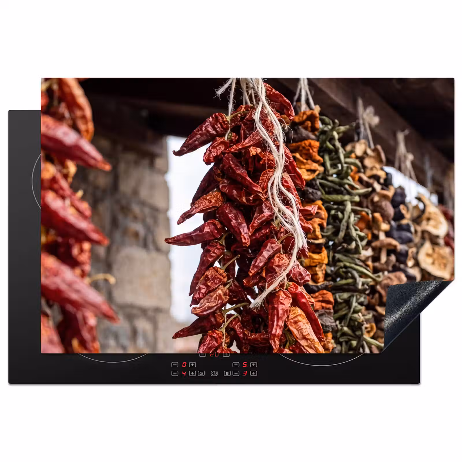 Inductie beschermer - Rode pepers - Eten — 1