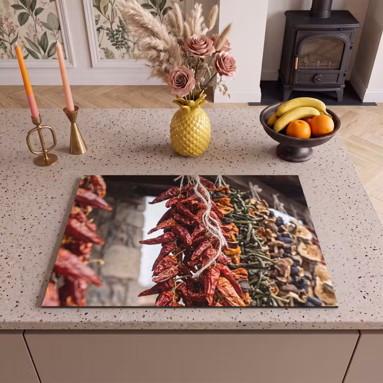 Inductie beschermer - Rode pepers - Eten — 2